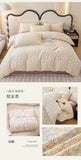 Yeknu Spring and summer pure cotton small fresh four-piece set, bedding sheet quilt cover, cotton student dormitory three-piece set