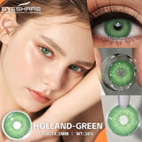 Yeknu  2pcs Colored Contacts Lenses for Eyes Fashion Blue Contact Lens Brown Lenses Gray Pupils Yearly Cosmetic Green Contacts