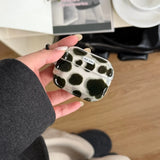 Yeknu  Cow Pattern Suitable For Airpods4 Protective Case Airpodspro3 Generation Headphone Cover Wireless Bluetooth Protective Case