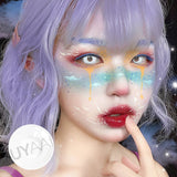 Yeknu  2Pcs/1Pair White Contact Lenses For Pupils Eyes Halloween Anime Cosplay Lenses Eye Contacts Makeup White Lens Cosplay Lens