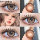 Yeknu  1 Pair Korean Lenses Colored Contact Lenses With Prescription Myopia Lenses Cosplay Lenses Big Eye Lenses 14.5mm