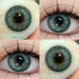 Yeknu  Blue Contact Lenses for Eyes Fashion Color Pupils Beauty Green Lenses Natural Eye Color Lenses for Myopia 1 Pair Cosplay