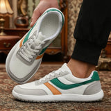 Yeknu  Men's Wide Barefoot Shoes Minimalist Breathable Comfortable Trail Walking Shoes Summer New Light Slip on Soft Man Sneakers