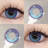 Yeknu  1 Pair Korean Lenses Popular Color Contact Lenses Fashion Y2K Lenses Korean Lenses Pink Lenses for Cosplay