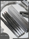 Yeknu  Silky Long-lasting Eye Liner Pencil  Eyeliner Pen Natural Matte Wine Red Eyeliner Easy To Color Waterproof Eye Make Up Cosmetics