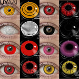 Yeknu  Cosplay Lenses Makeup Colored Pupil White Lenses Hallowen Contact Lenses Cosmetics Eye Contacts Black Lens Women Cosplay