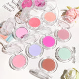 Yeknu  monochrome blush whitening matte cosmetics vitality girl nude makeup natural smudge monochrome blush plate