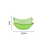 Yeknu  Korean Style Colorful Square Bowl  Retro Checkered Pattern Glass Heat-resistant material Dish Dipping Material Small Dish
