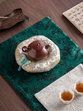 Yeknu  Lutian National Wind Brocade  Dance Tea Pot Holder Zen Tea Ceremony Accories Heat Resistant Tea Cup Mat for Women