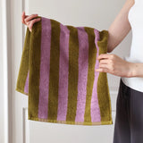 Yeknu  Color Matching Pure Cotton Towels Yarn-dyed Face Soft Towel Class Long-staple  Absorbent Bath Towel  Kids Towel
