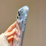 Yeknu  Transparent Colorful Butterfly Flowers Phone Case For iPhone 17 16 ProMax Cases 15pro 14 Pro max Luxury IMD Back Cover funda