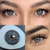 Yeknu  Color Contact Lenses Cosmetics Eye colored lenses Makeup Black Lens Colorcon Water Light Brown Natural Beauty Contacts