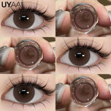 Yeknu  1 Pair Cosplay Pink Lenses for Eyes Anime Lenses y2k Eye Contacts Cosmetic Red Lens Cosplay