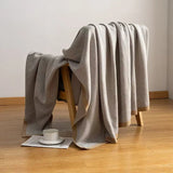 Yeknu 2025 new light luxury blanket living room nap sofa blanket bedside towel office aviation blanket paper pattern fish bone pattern