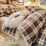 Yeknu  100% Cotton Bedding Set Duvet Cover Set 1 Duvet Cover & 2 Pillow Case Comfort Breathable Twin Full Single Double King 240x220
