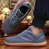 Yeknu  Wide Toe Men's Walking Shoes Breathable Minimalist Fast Comfortable Outdoor Running Shoes Hot Selling All Year Round Soft Sole