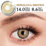 Yeknu  2pcs/1Pair Lenses with diopters Gray Color myopia Contact Lenses Aurora Europe Seriers Eye Color contact lenses Yearly