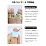 Yeknu  10 pieces of handmade coffin shaped nails, beautiful fake nails, light blue gradient nail art, three-dimensional white flowers,