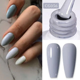 Yeknu  10ml Gold Glitter Gel Nail Polish Crystal Semi Permanent Soak Off UV Gel Varnish Nail Art Manicure Base Top Coat