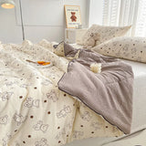 Yeknu Washed Double Gauze Spring Summer Quilt Queen Grade A Lightweight Comforter Soya Fibre Filling Soft Breathable Summer Blanket