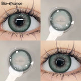 Yeknu  1 pair Korean Lenses Colored Contact Lenses with Degree Myopia Lenses Free Shipping High Quality Lens Fog Pearl lens