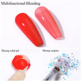Yeknu  10ml Reinforcement Gel Nail Polish Self-leveling Gel Construction Gel Thick Base Gel Hard Painting Gel Varnishes