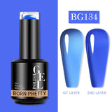 Yeknu  Rubber Base Gel Nail Polish Pink White Base Gel Top Coat Jelly Semi Transparen French Soak Off UV Nail Art Varnish
