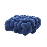 Yeknu  Knotted Square Cushion Nordic Aesthetic Stuffed Pillow Office Chair Decorative Plush Pillow Sleeping Back Knot Hand-made Cushion