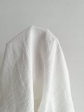 Yeknu  Elamini Vintage French Style Square Neck Waist Shaping Two-Tier Puff Dress
