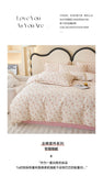 Yeknu Spring and summer pure cotton small fresh four-piece set, bedding sheet quilt cover, cotton student dormitory three-piece set