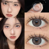 Yeknu  1 Pair Lenses Colored Contact Lenses With Degree Brown Contact Lenses Big Eye Lenses Natural Korean Lenses
