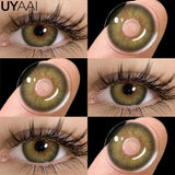 Yeknu  NEW Colored Contact Cosmetics Contact Lenses Woman Accesories Black lens Colored lenses For Eyes Natural Contact Lenses