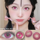 Yeknu  Color Contact Lenses for Eyes Cosmetics Color Lens Eyes Cosplay Anime Accessories Blue Big Eyes Lenses Eye Contact Lenses