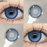 Yeknu  Cosmetics Color Contact Lenses Cosplay Red Color Lens Anime Black Lenses Korean Lenses Grow Eye Big Eye lens Blue Lenses