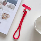 Yeknu  Adjustable Lanyard Hanging Rope Hand Wrist Strap for Mobile Cell Phone Universal Short Keychain Colorful Security Wristband