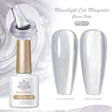 Yeknu  Gold Reflective Moonlight Gel Nail Polish Cat Magnetic Aurora Spar Glitter Semi-Permanant Varnish Nail Art Magnetic