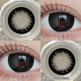 Yeknu  1 PAIR Big Brown Contact Lenses for Makeup Eyes Big Black Lenses Myopia Color Contact Lenses Belleza Pupils Grey Lenses