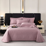 Yeknu Luxury 1000TC Egyptian Cotton Quilted Bedspread, Queen King Size, Bed Cover, Mattress Topper Coverlet, Bed Sheet, Pillowcases