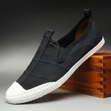 Yeknu  Men Canvas Shoes Slip On Loafers Breathable Comfortable Casual Sneakers Spring Autumn Fashion Tenis Masculino
