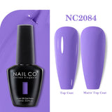 Yeknu  15ml Orange Color Nail Gel Polish Semi Permanent Red Pink Gellack Nail Art Salon Soak Off UV LED Glitter Nail Gel Varnish