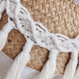 Yeknu Macrame Curtain Tie Curtain Straps Tassels Hand-woven Cotton Rope CurtainTie Backs Curtain Accessories Hanging Wall Boho Decor
