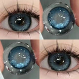 Yeknu  Brown Contact Lenses with Prescription 2pcs Colorful Korean Fashion Lenses Yearly Makeup Contact Lens Beauty Pupils