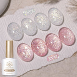 Yeknu  10ml Elven Light Jelly Gel Polish Vernis Semi Permanent Nail Art Manicure Soak Off LED UV Gel Nail Supplies