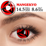 Yeknu  1 Pair Halloween Lenses Cosplay Contact Lenses Popular Colored Contact Lenses Anime Lenses Pink Lenses Black Lenses