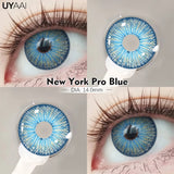 Yeknu  Fashion1 Pair  Color Contact Lenses High Quality Lenses Blue Myopia Lenses Makeup Gradient Lenses