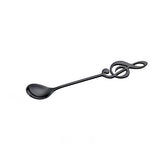 Yeknu  10pcs 304 Stainless Steel Musical Notes Coffee Spoon Stirring Cup Spoon Music Stick Ice Cream Gift Spoon