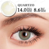 Yeknu  1Pair Color Contact Lenses for Blue Eyes Natural Pupils Green Ice Lenses Eye Color Contact Lens