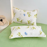 Yeknu  Spring  Plant-based Cashmere Single Quilt Cover Printed Duvet Cover Skin-friendly and Breathable Bedding 150x200 220x240