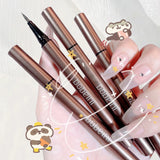 Yeknu  Bear Liquid Eyeliner Gel Pen Waterproof Non-Smudging Novice Beginner Female Extra Fine Eyeliner