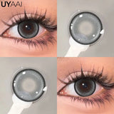 Yeknu  Color Contact Lenses Black Lens For Eye Cosmetic Woman accesories Blue Eyes Contact Makeup Beauty Colorcon Water Light